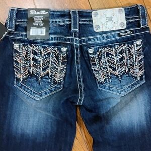 New With Tags Gorgeous Miss Me Signature Skinny Jeans With 30" Inseam